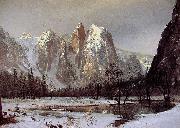 Cathedral Rock, Yosemite Valley Albert Bierstadt